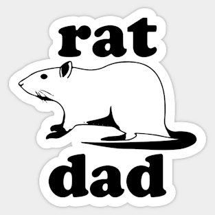 Rat Dad Sticker